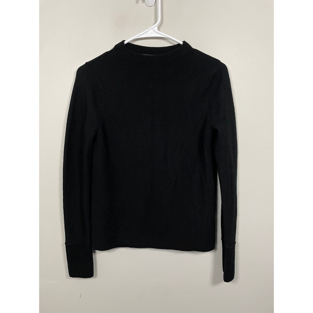 Club Monaco Wool Mock Neck Sweater Size Small Quiet Luxury Minimalist Classic